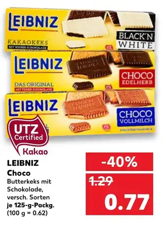 Kaufland Leibniz Choco 125g Angebot