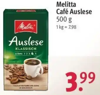 Rossmann Melitta Café Auslese 500 g Angebot