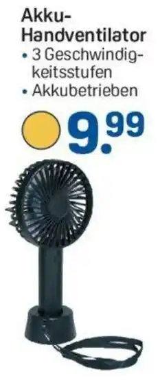 Rossmann Akku- Handventilator Angebot