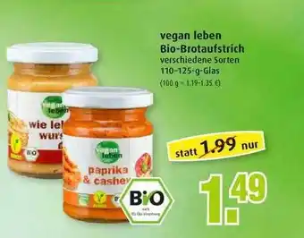 Markant Vegan Leben Bio Brotaufstrich Angebot