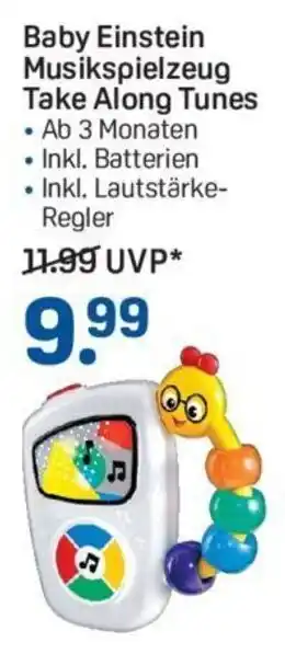 Rossmann Baby Einstein Musikspielzeug Take Along Tunes Angebot