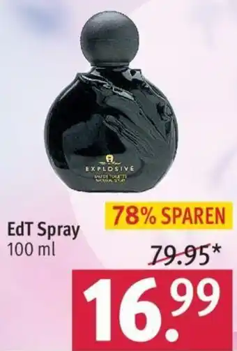 Rossmann ETIENNE AIGNER EXPLOSIVE EdT Spray 100 ml Angebot