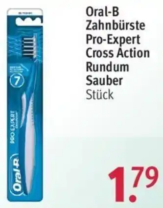 Rossmann Oral-B Zahnbürste Pro-Expert Cross Action Rundum Sauber Angebot