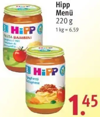 Rossmann Hipp Menü 220 g Angebot