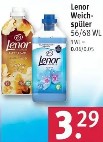 Rossmann Lenor Weichspüler 56/68 WL Angebot