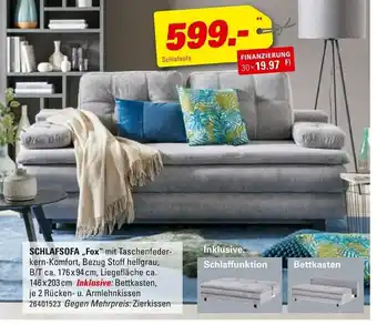 Höffner Schlafsofa Fox Angebot