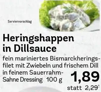 AEZ Heringshappen in Dillsauce 100 g Angebot