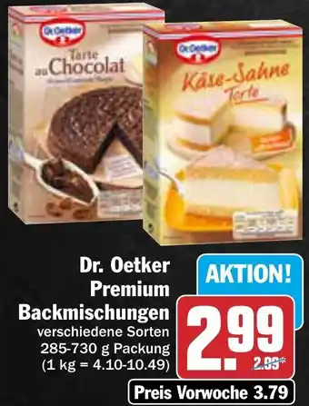 AEZ Dr. Oetker Premium Backmischungen 285-730 g Packung Angebot