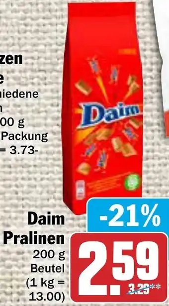 AEZ Daim Pralinen 200 g Beutel Angebot