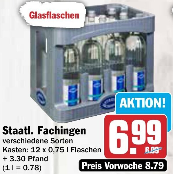 AEZ Staatl. Fachingen 12x0,75 L Flaschen Angebot