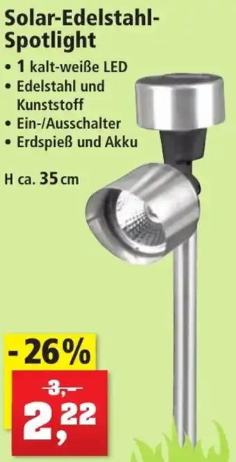 Thomas Philipps Solar-Edelstahl-Spotlight Angebot