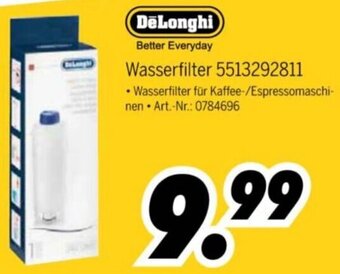 MEDIMAX DeLonghi Wasserfilter 5513292811 Angebot