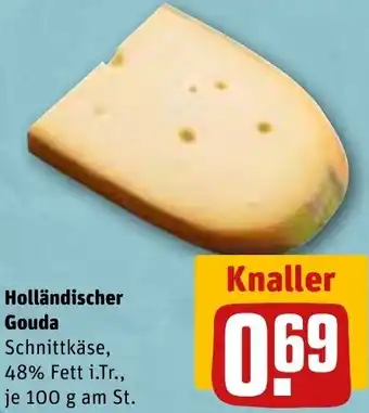 REWE Holländischer Gouda Schnittkäse 100 g Angebot