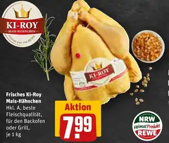 REWE Frisches Ki-Roy Mais-Hähnchen 1 kg Angebot