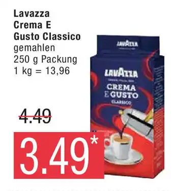 Marktkauf Lavazza Crema E Gusto Classico gemahlen 250 g Packung 1 kg = 13,96 Angebot