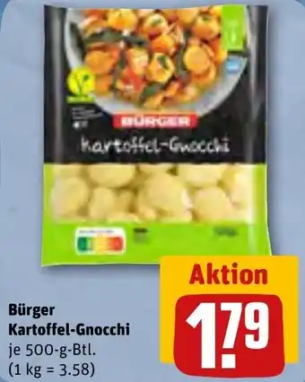 REWE Bürger Kartoffel-Gnocchi 500-g-Btl. Angebot