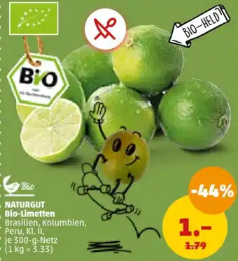 PENNY NATURGUT Bio-Limetten 300 g Netz Angebot