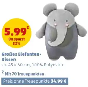 PENNY Großes Elefanten-Kissen Angebot