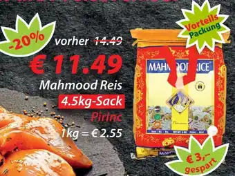 Hepsi-Markt Mahmood Reis 4.5kg-Sack Angebot