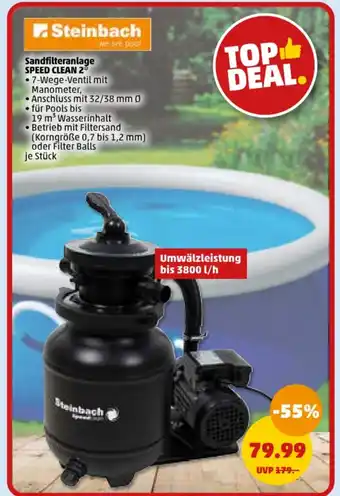 PENNY Steinbach Sandfilteranlage SPEED CLEAN 2 Angebot