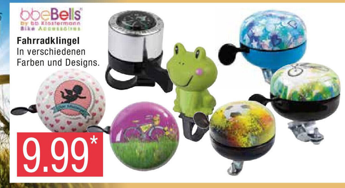 Marktkauf Fahrradklingel In verschiedenen Farben und Designs. Angebot