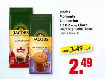 Markant Jacobs Momente Cappuccino Classic oder Choco Angebot
