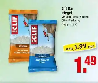 Markant Clif Bar Riegel Angebot