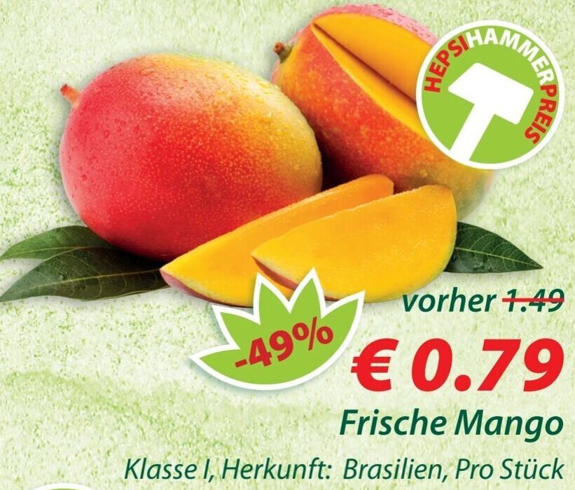Hepsi-Markt Frische Mango Angebot