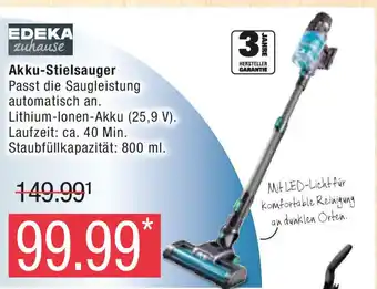 Marktkauf EDEKA zuhause Akku-Stielsauger Angebot