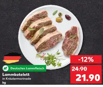 Kaufland Lammkotelett in Kräutermarinade kg Angebot