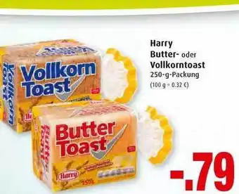 Markant Harry Butter oder Vollkorntoast Angebot