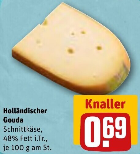 REWE Kaufpark Holländischer Gouda 100 g Angebot