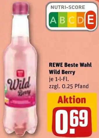 REWE Kaufpark REWE Beste Wahl Wild Berry 1-l-Fl. Angebot