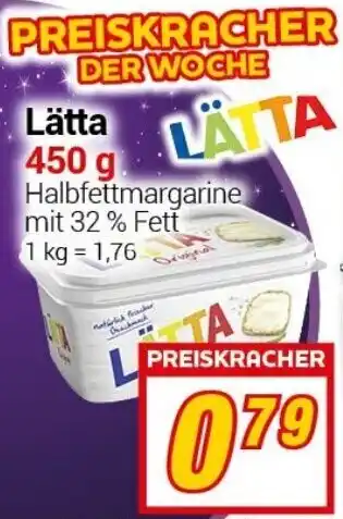 CENTERSHOP Lätta 450 g Halbfettmargarine Angebot