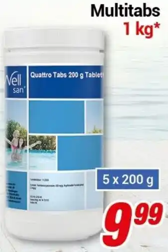 CENTERSHOP Well san Multitabs 1 kg Angebot