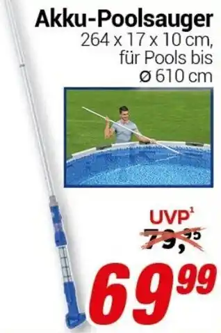 CENTERSHOP Akku-Poolsauger Angebot