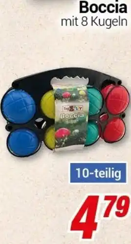 CENTERSHOP Boccia mit 8 Kugeln 10-teilig Angebot