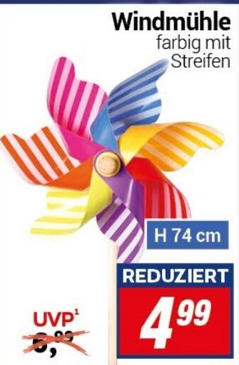 CENTERSHOP Windmühle H 74 cm Angebot