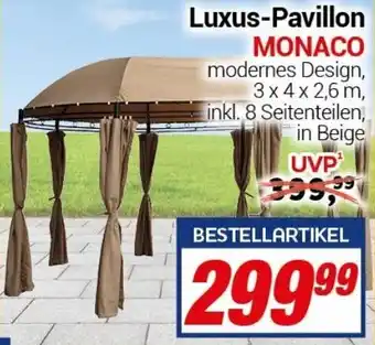 CENTERSHOP Luxus-Pavillon MONACO Angebot