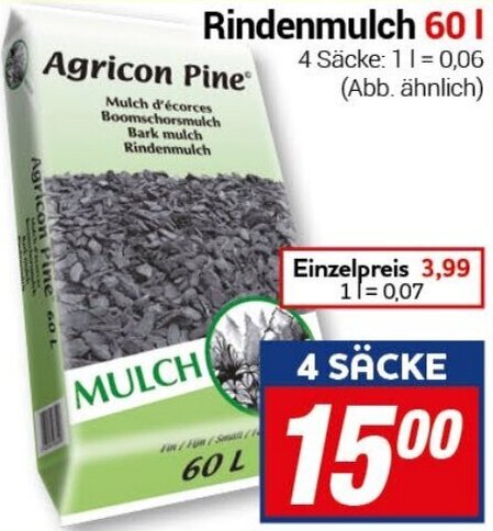 CENTERSHOP Rindenmulch 60 L Angebot