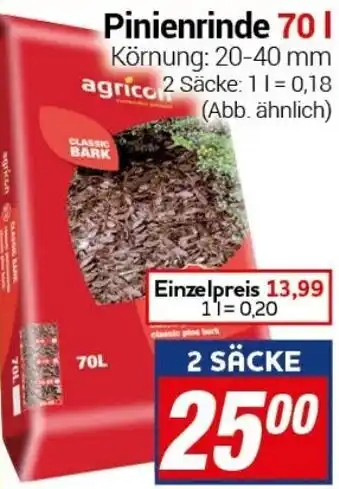 CENTERSHOP Pinienrinde 70 L Angebot