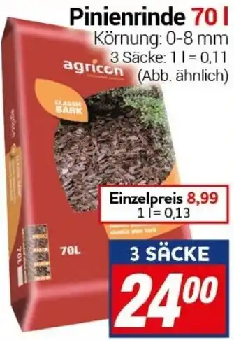 CENTERSHOP Pinienrinde 70 L Angebot