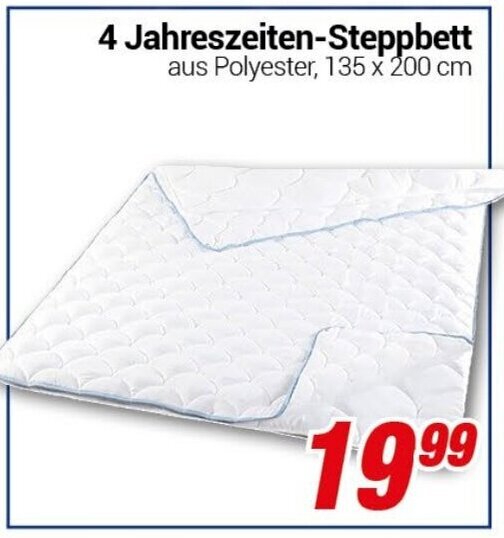 CENTERSHOP 4 Jahreszeiten-Steppbett Angebot