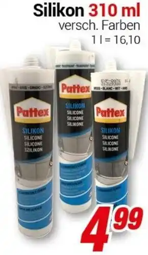 CENTERSHOP Pattex Silikon 310 ml Angebot