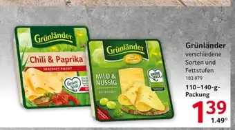 Selgros Grünländer 110-140-g-Packung Angebot