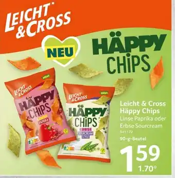 Selgros Leicht & Cross Häppy Chips 90-g-Beutel Angebot