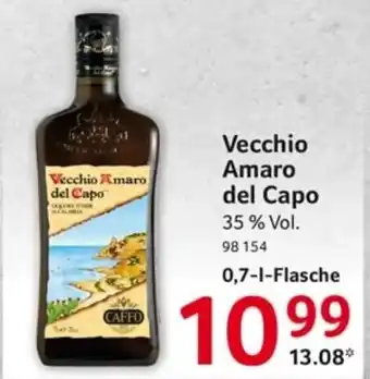 Selgros Vecchio Amaro del Capo 0,7-1-Flasche Angebot