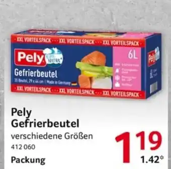 Selgros Pely Gefrierbeutel Angebot