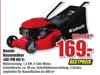 B1 Discount Baumarkt Einhell Benzin-Rasenmäher »GC-PM 40/1<< Angebot