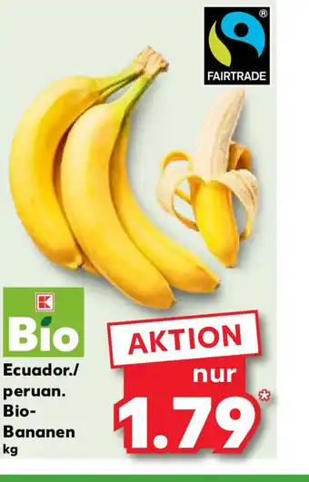 Kaufland Ecuador./ peruan. Bio-Bananen kg Angebot